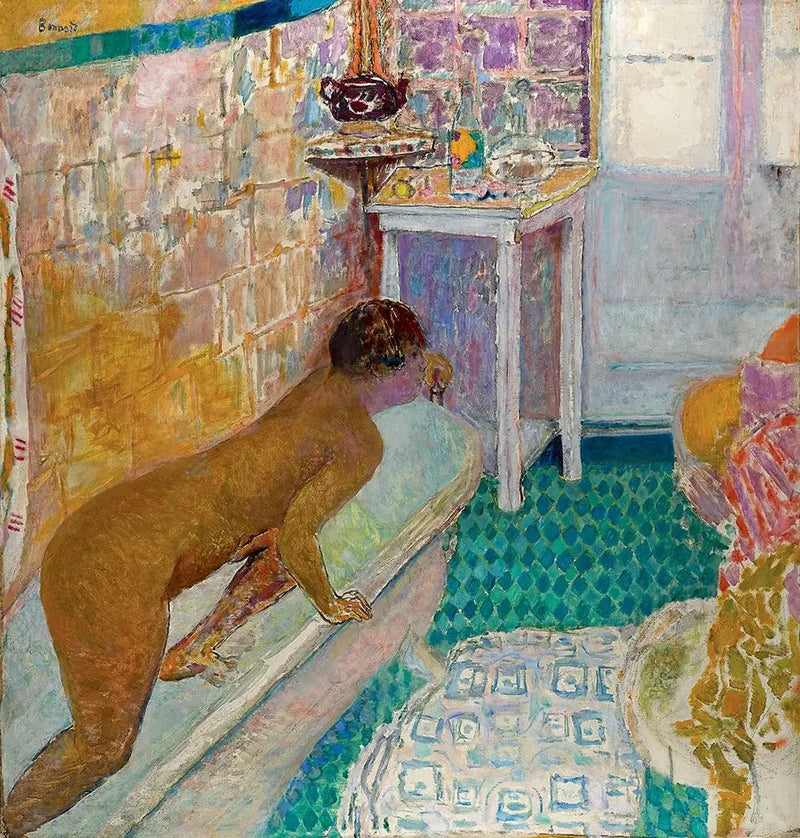 Wyjście z wanny - Pierre Bonnard