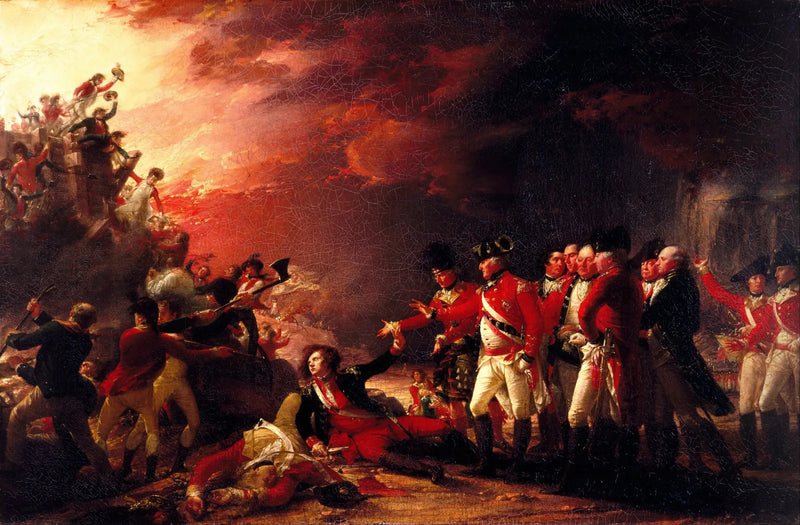 Wyjście garnizonu Gibraltar - John Trumbull
