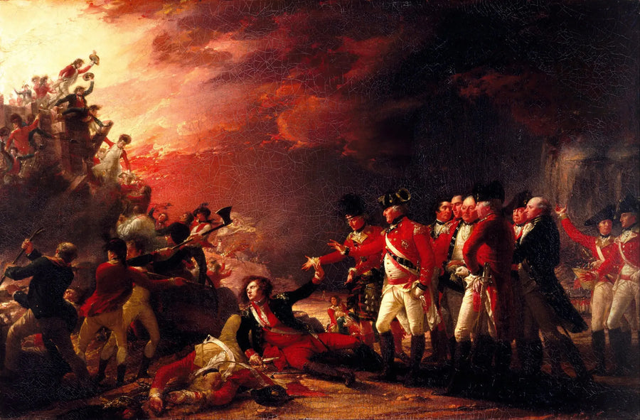 Wyjście garnizonu Gibraltar - John Trumbull
