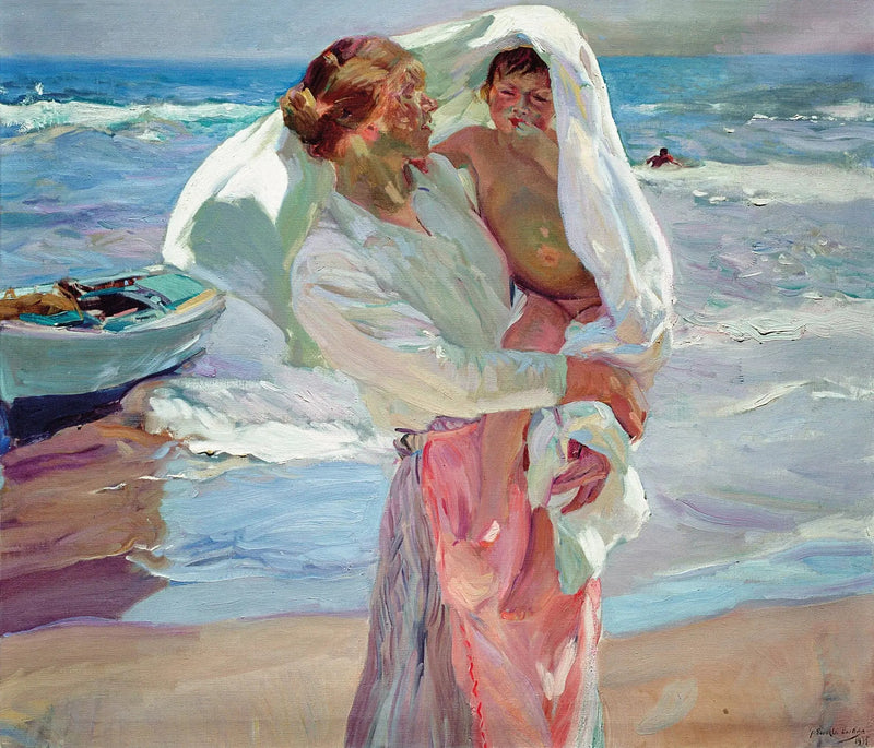 Wyjście z kąpieli - Joaquín Sorolla