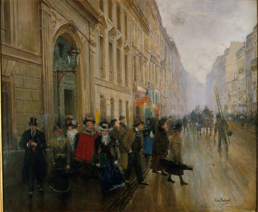 La sortie du conservatoire de musique - Jean Béraud - Alpha Reproduction
