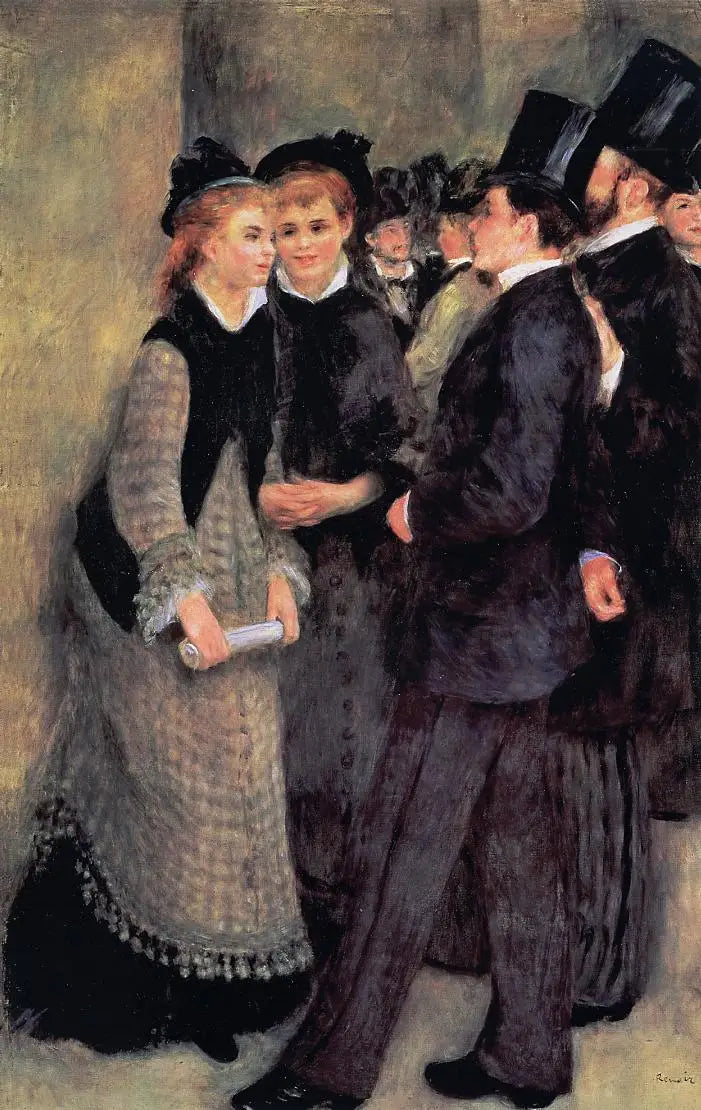 Wyjście z Konserwatorium - Pierre-Auguste Renoir