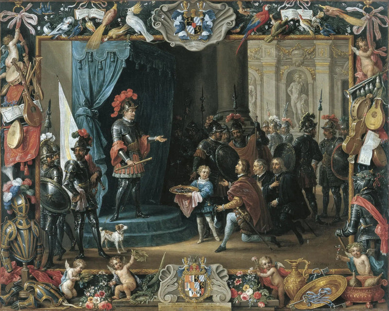 Poddanie się sycylijskich rebeliantów Antonio de Moncada w 1411 roku - David Teniers Młodszy