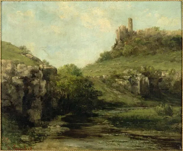 Źródło w Ornans - Gustave Courbet