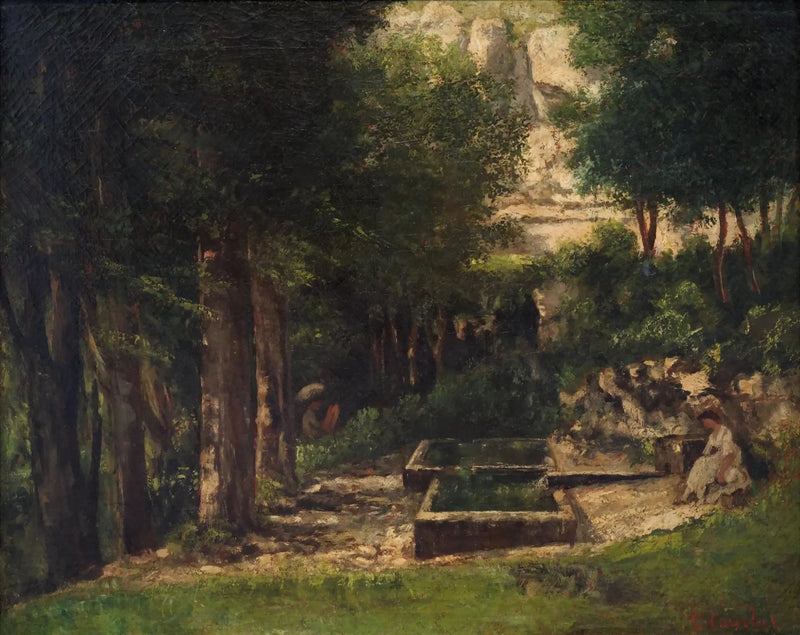 Źródło Léri - Gustave Courbet
