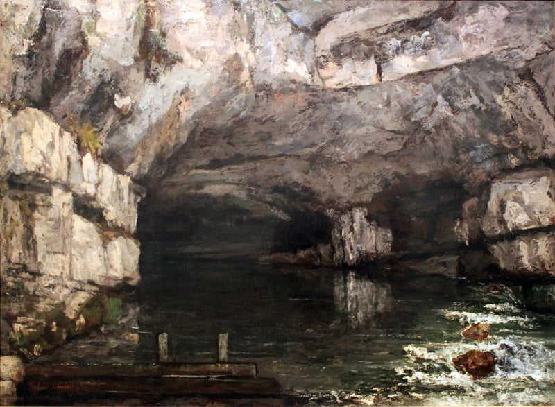 Źródło Loue - Gustave Courbet