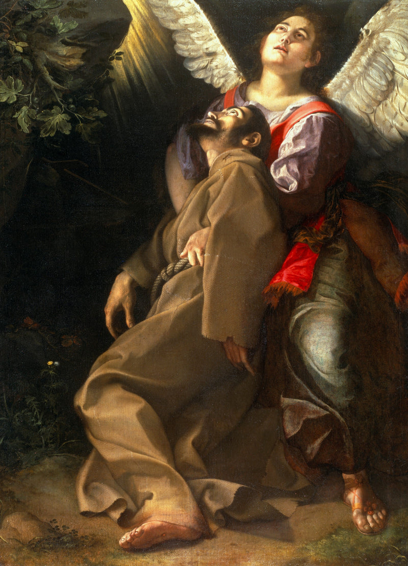 Stygmatyzacja świętego Franciszka - Orazio Gentileschi