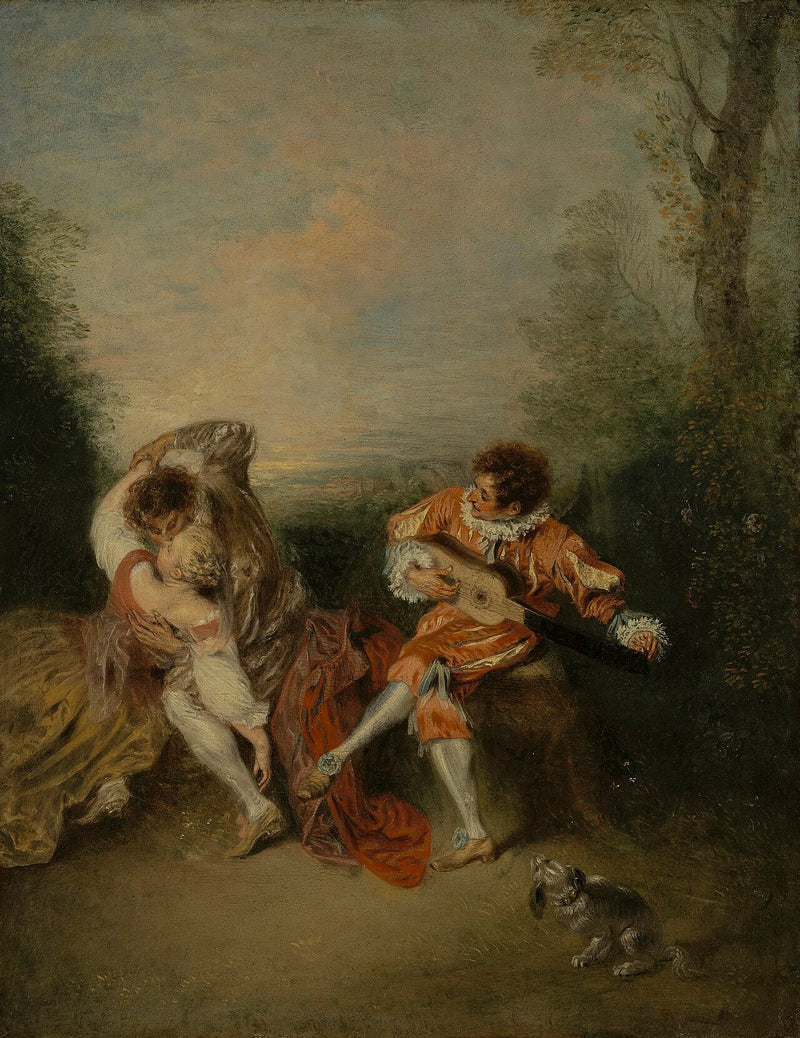 Niespodzianka - Antoine Watteau