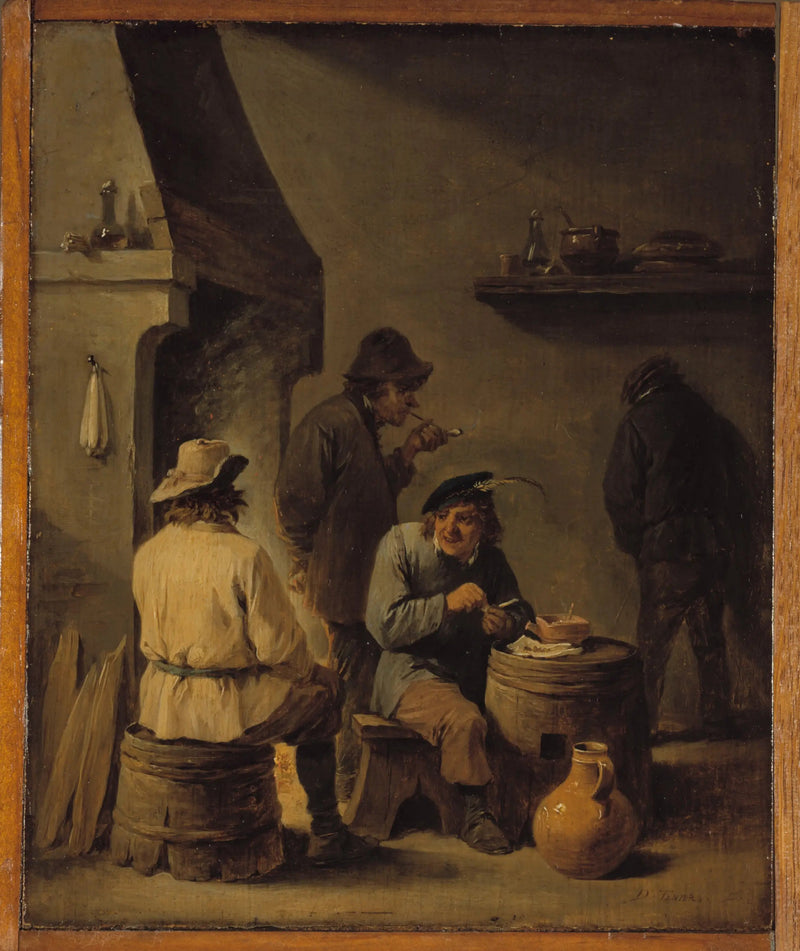 La tabagie - David Teniers młodszy