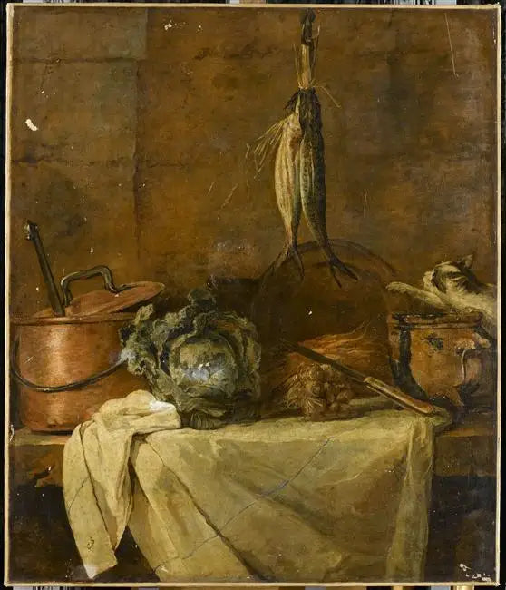 Stół kuchenny - Jean Simeón Chardin