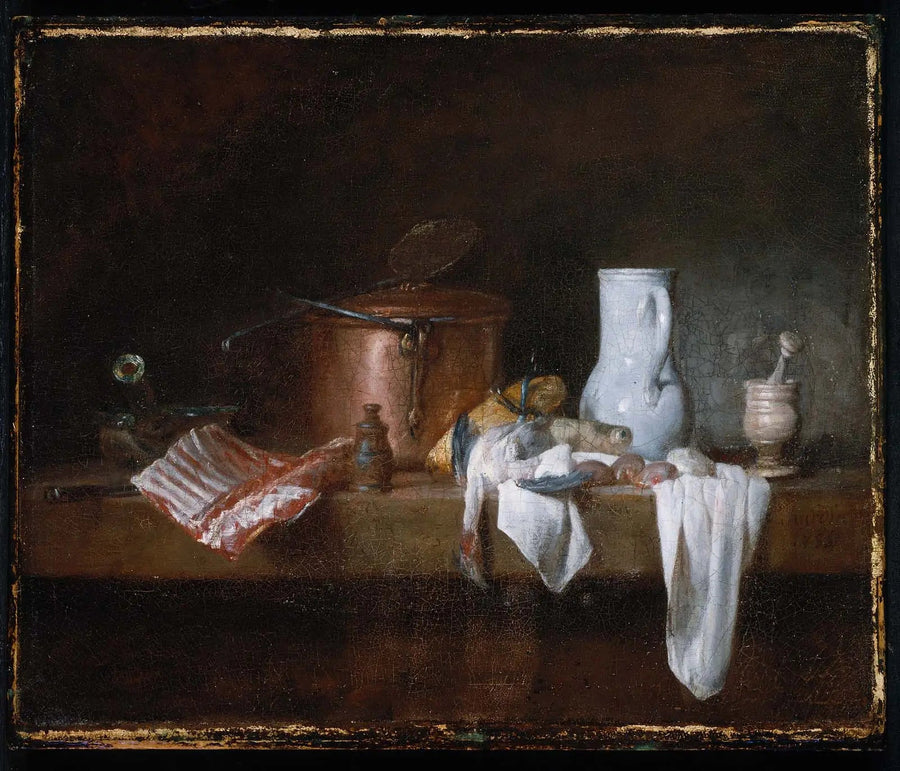 Stół kuchenny - Jean Simeón Chardin