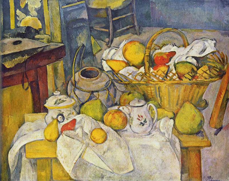 Stół kuchenny - Paul Cézanne