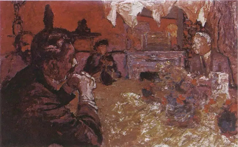 Stół z zamkniętego ogrodu Cézanne - Édouard Vuillard