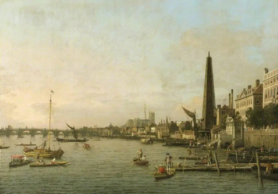Tamiza w Westminster - Canaletto
