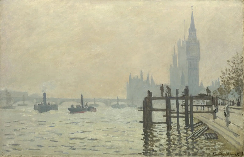 Tamiza i Parlament - Claude Monet