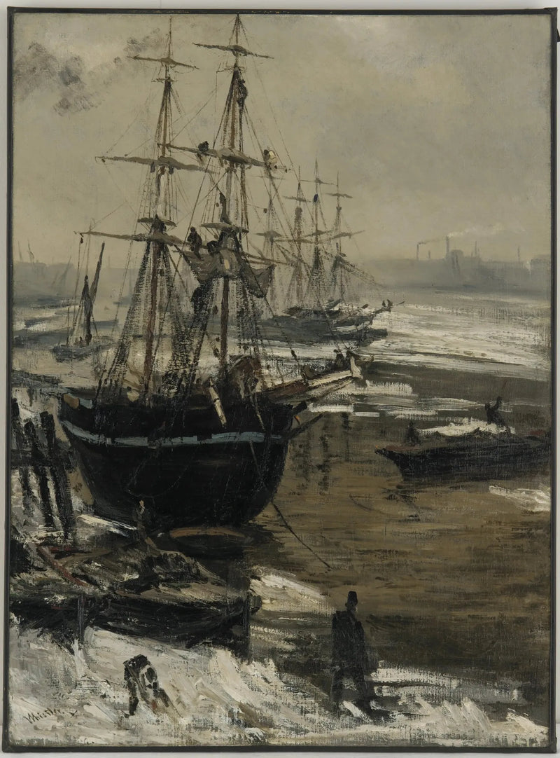 Tamiza pod lodem - James Abbott McNeill Whistler