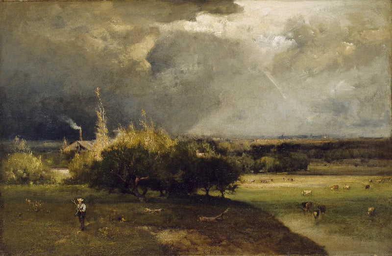 Nadchodząca burza - George Inness
