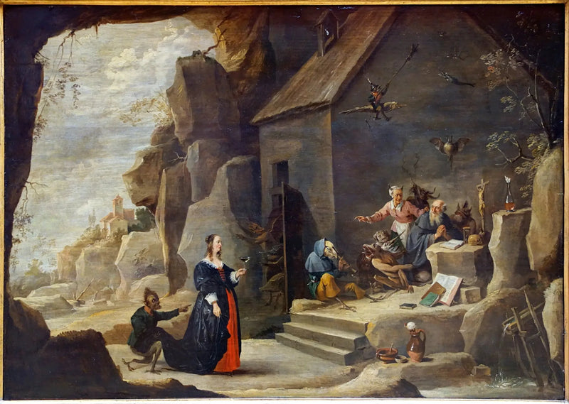 Pokusa świętego Antoniego - David Teniers Młodszy