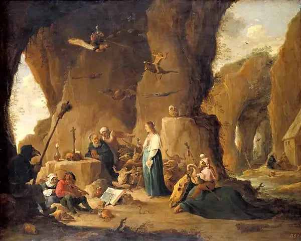 Pokusa świętego Antoniego - David Teniers Młodszy