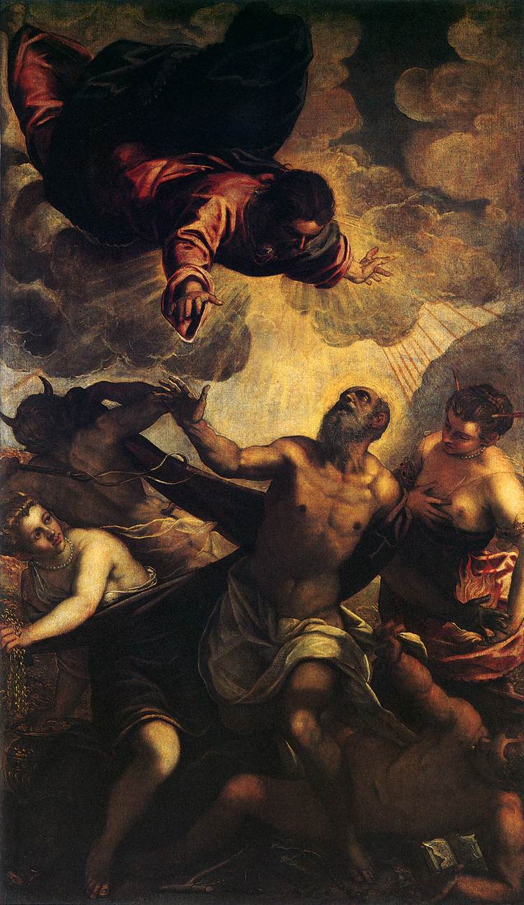 Pokusa świętego Antoniego - Jacopo Tintoretto