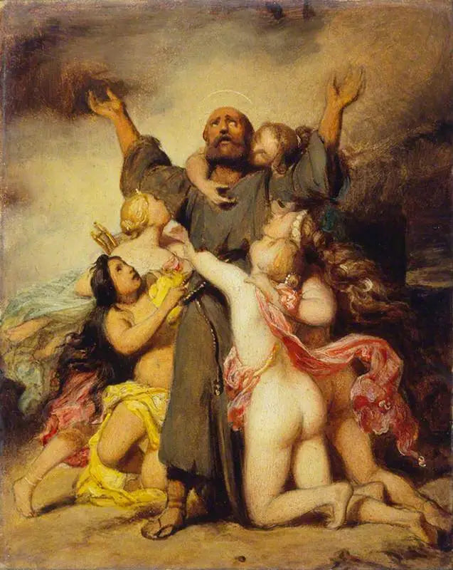 Pokusa świętego Antoniego - Paul Delaroche