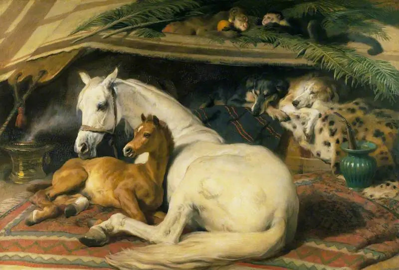 Arabski namiot - Edwin Henry Landseer