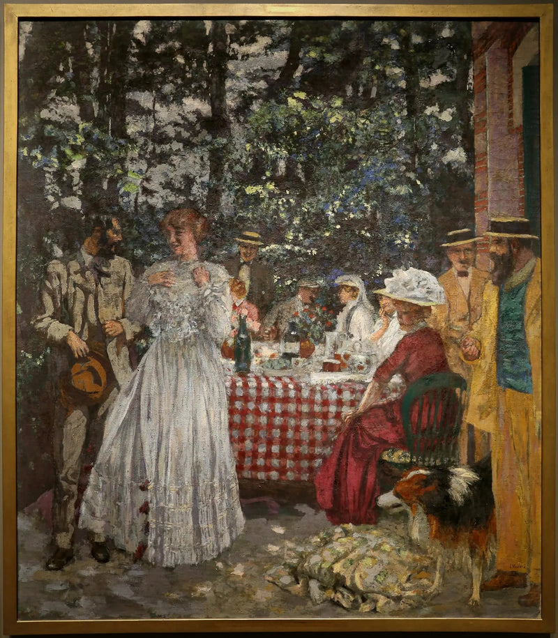 Taras w Vasouy - Obiad - Édouard Vuillard