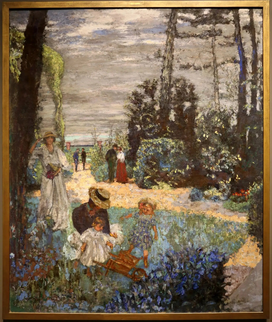 Taras w Vasouy - Ogród - Édouard Vuillard