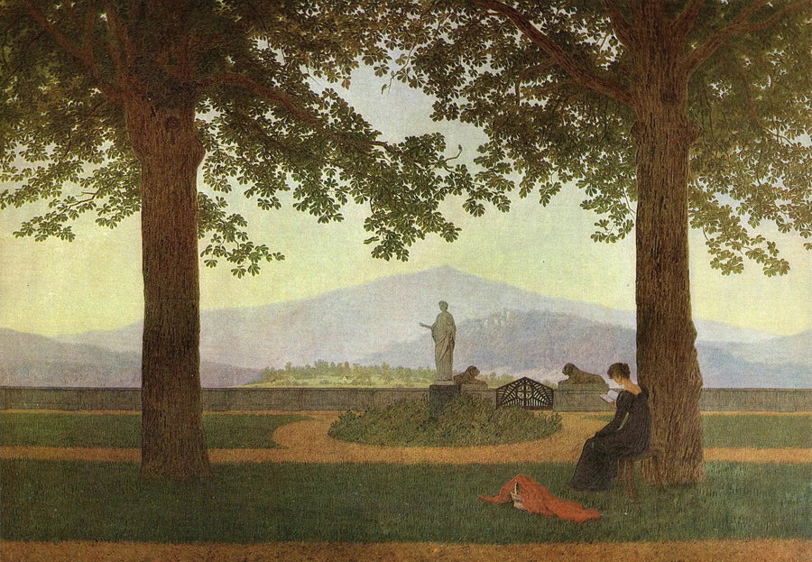 Taras ogrodowy - Caspar David Friedrich