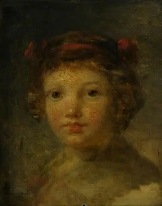 Głowa dziecka - Jean-Honoré Fragonard
