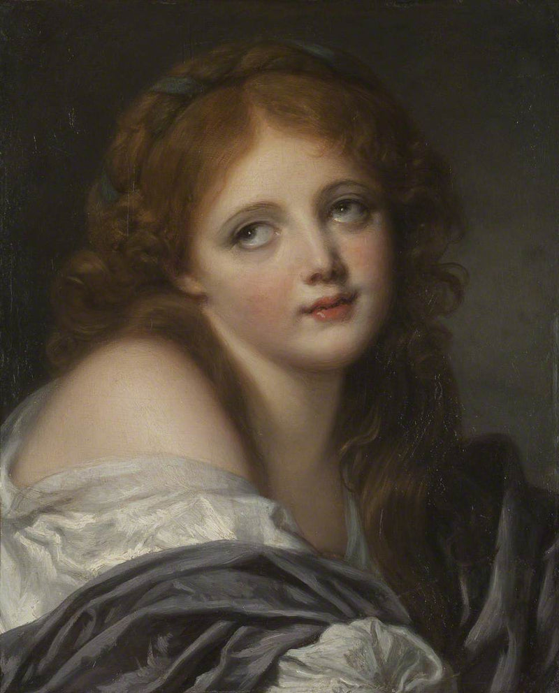 Głowa dziewczyny - Jean-Baptiste Greuze