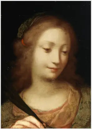 Głowa świętej Katarzyny Męczennicy - Antonio da Correggio