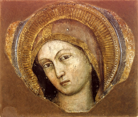 La tête de la Vierge. - Altichiero da Zevio - Alpha Reproduction