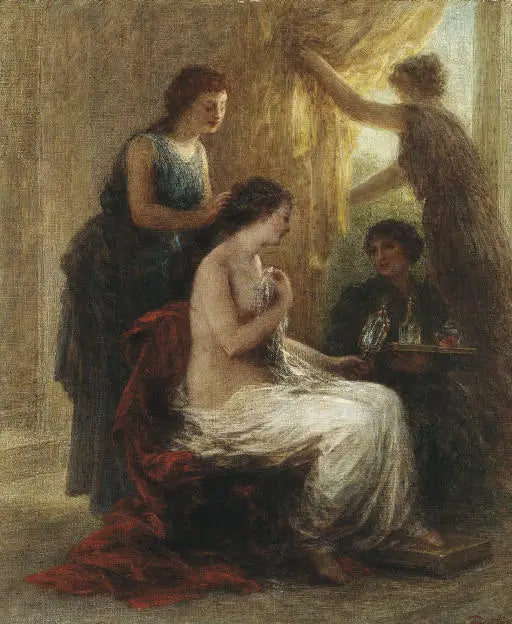 Antyczne toalety - Henri Fantin-Latour