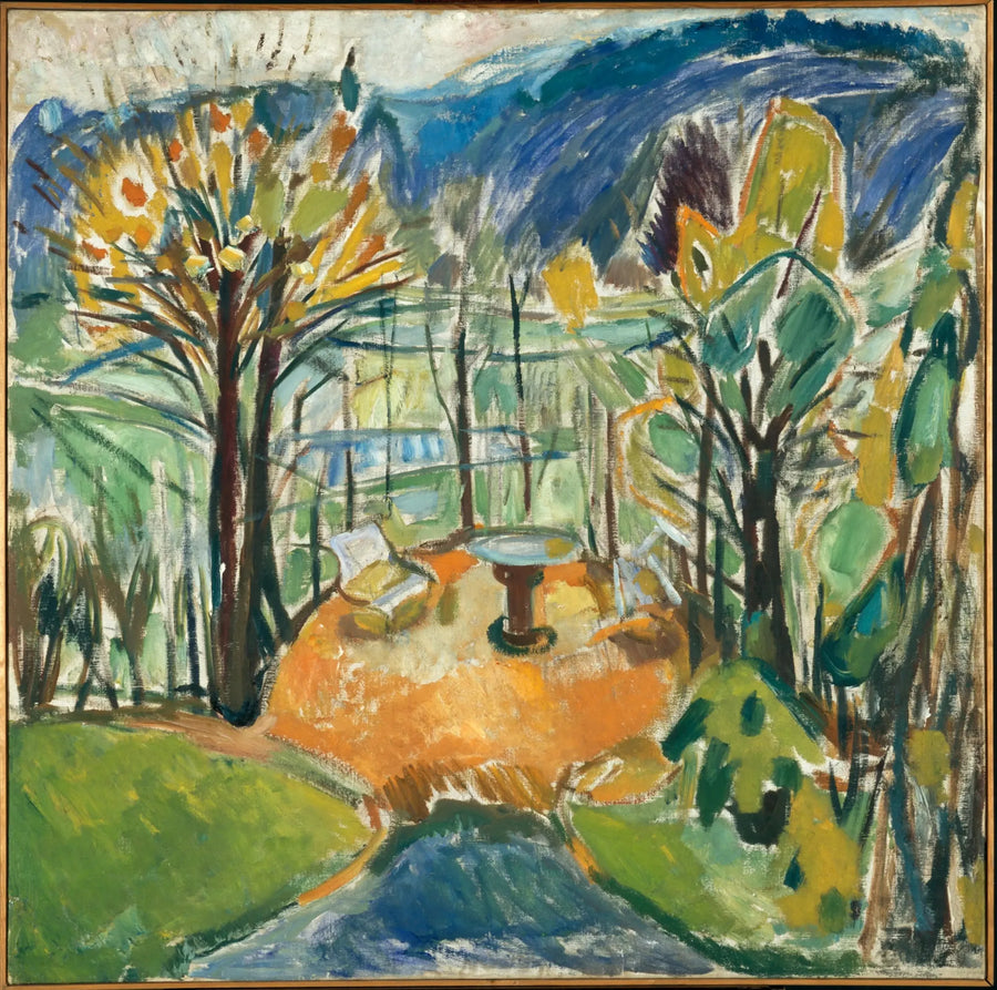 Altana na końcu jesieni - Edvard Munch