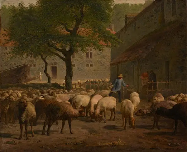 Strzyżenie owiec - Jean-François Millet