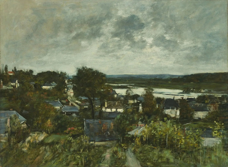 La Touques koło Deauville - Eugène Boudin