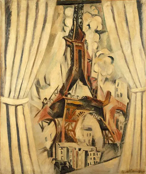 Wieża z zasłonami - Robert Delaunay