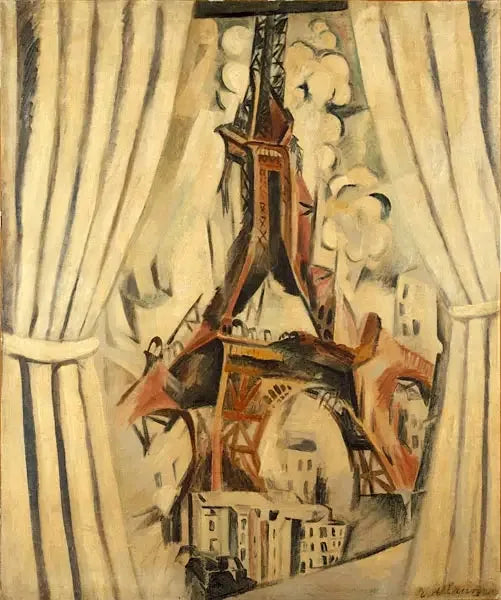 Wieża z zasłonami - Robert Delaunay