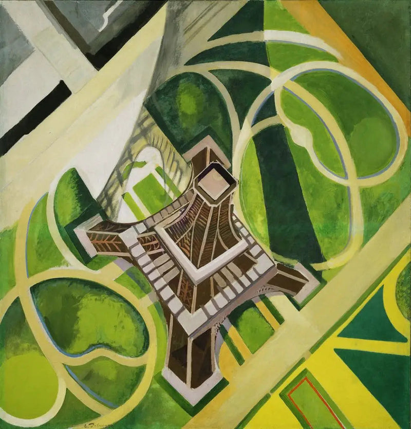 Wieża Eiffla i Ogrody Champ-de-Mars - Robert Delaunay