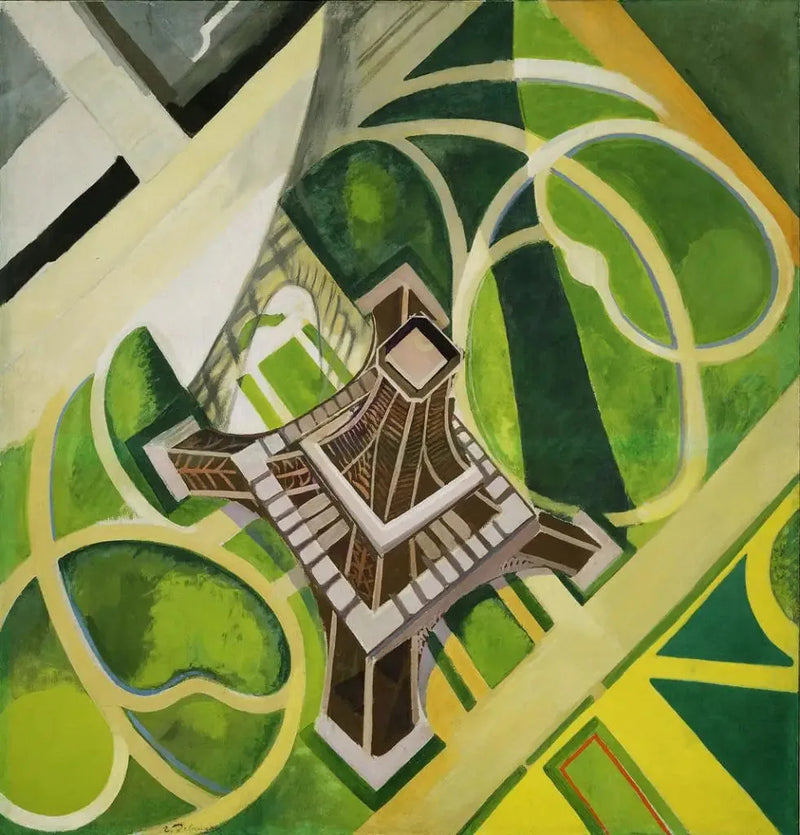 Wieża Eiffla i Ogrody Champ-de-Mars - Robert Delaunay