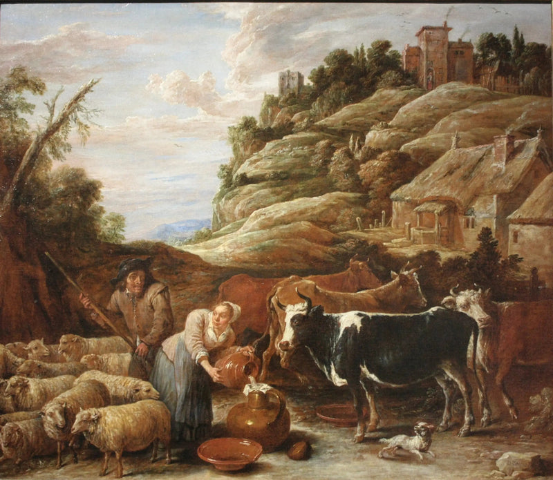 Handel stada - David Teniers Młodszy