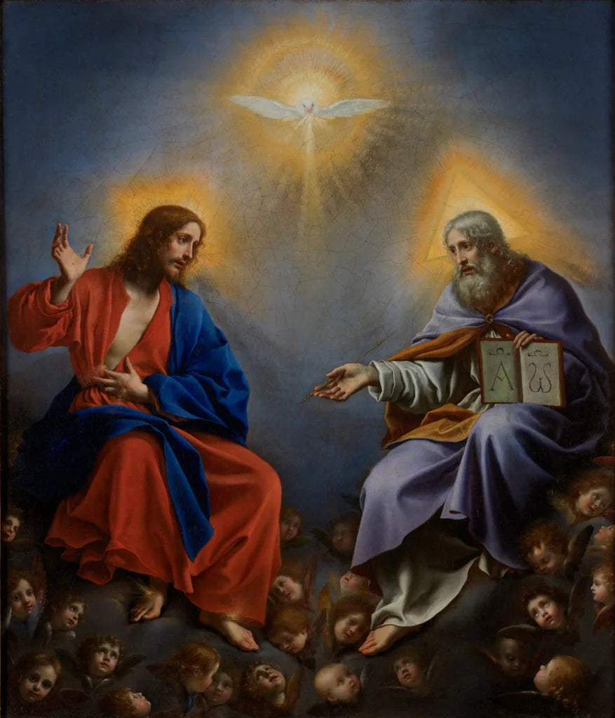 Trójca Święta w chwale - Carlo Dolci