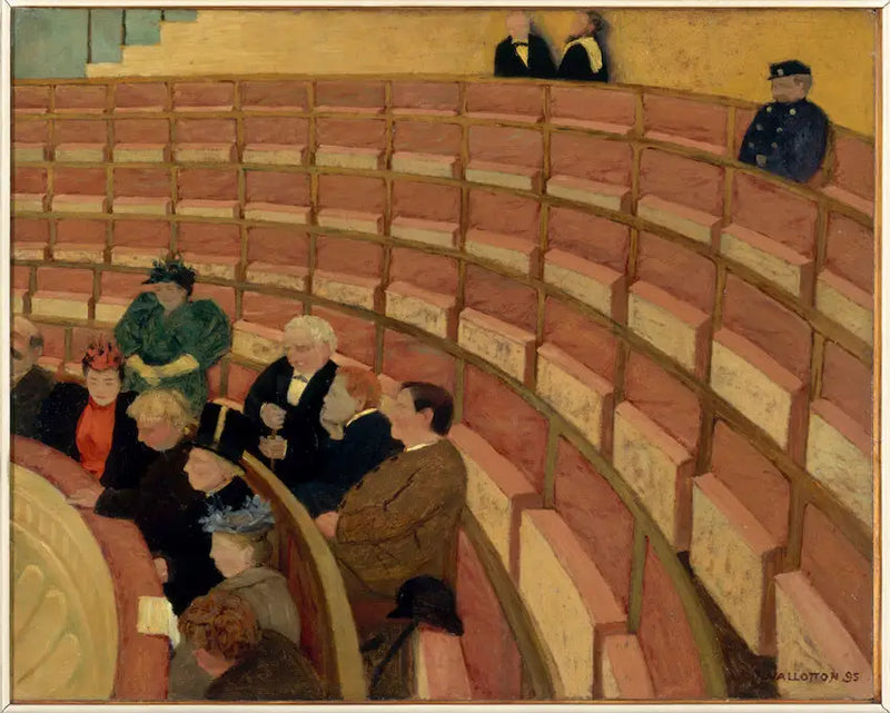 Trzecia galeria teatru Châtelet - Félix Vallotton