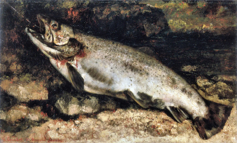 Pstrąg - Gustave Courbet