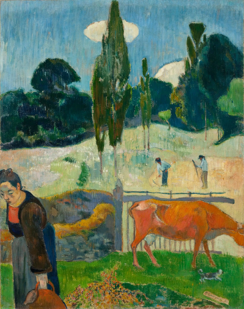 Czerwona krowa - Paul Gauguin