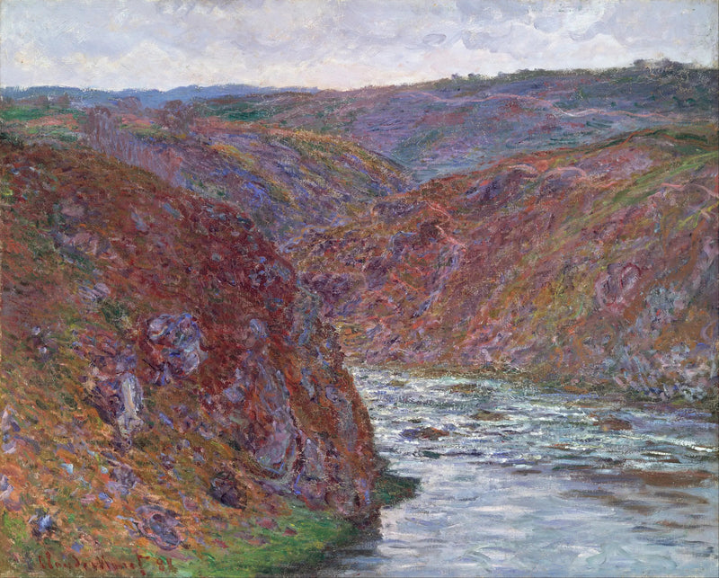 Dolina Creuse (szary dzień) - Claude Monet