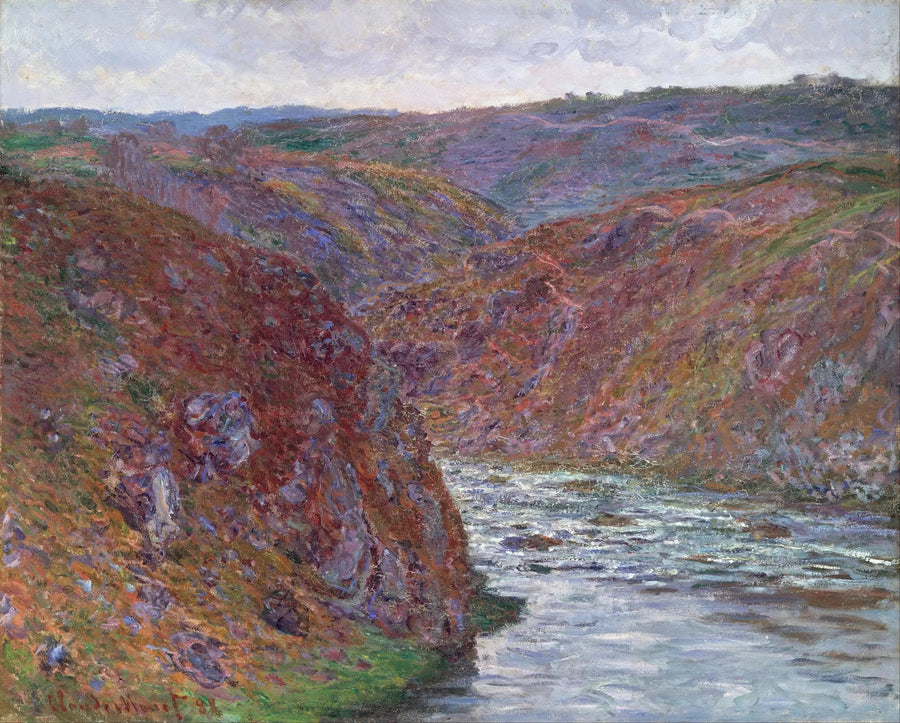 Dolina Creuse (szary dzień) - Claude Monet