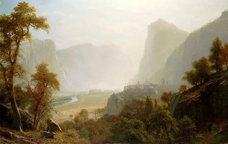 Dolina Hetch-Hetchy, Kalifornia - Albert Bierstadt