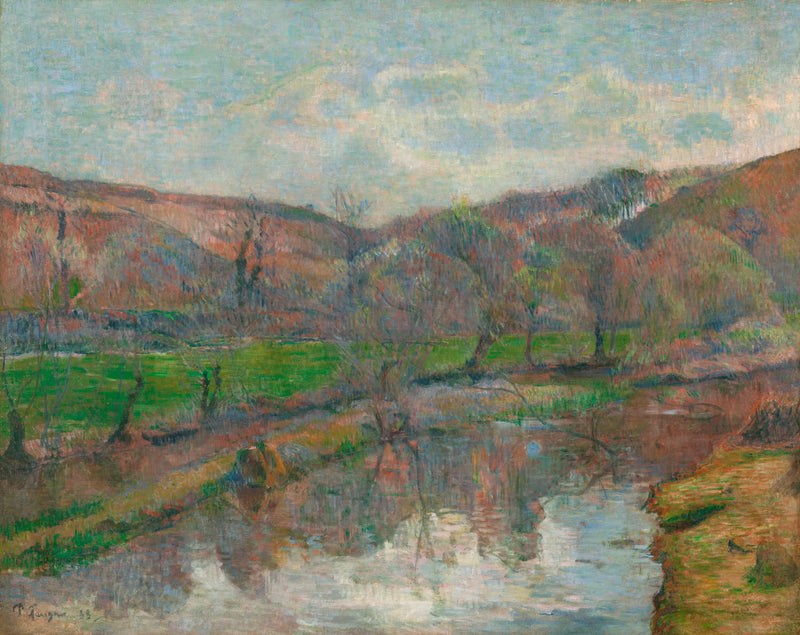 Dolina Aven i góra Pont-Aven - Paul Gauguin